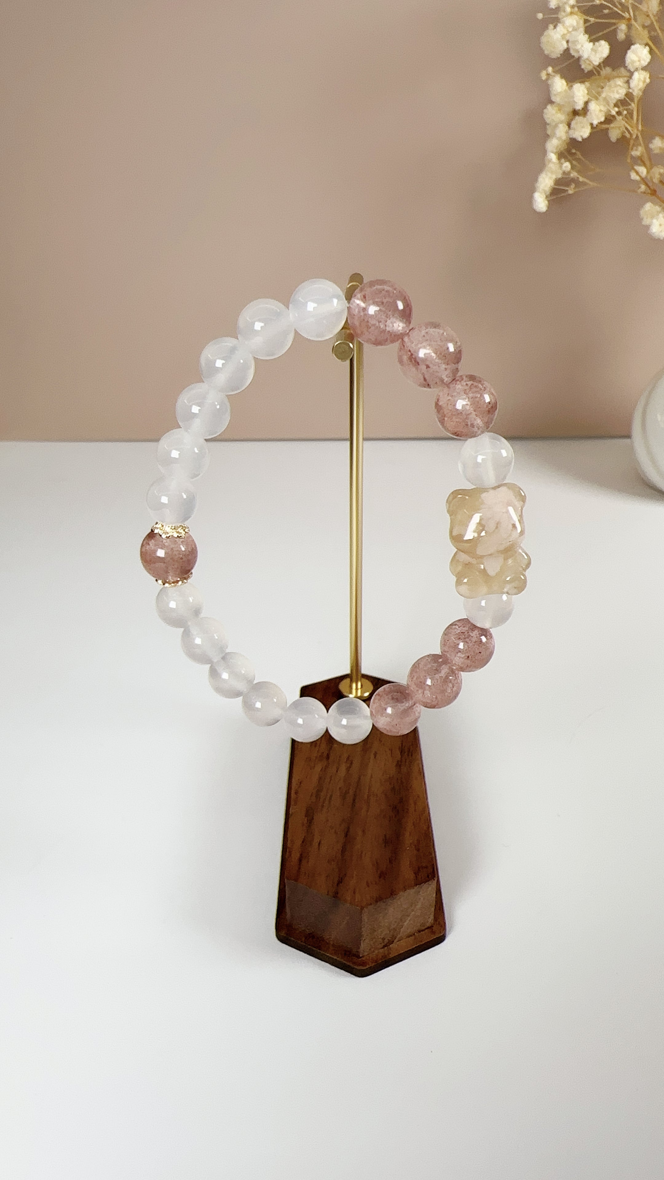 羋寶代表作品 - 熊熊圓嘟嘟 - 白瑪瑙系列