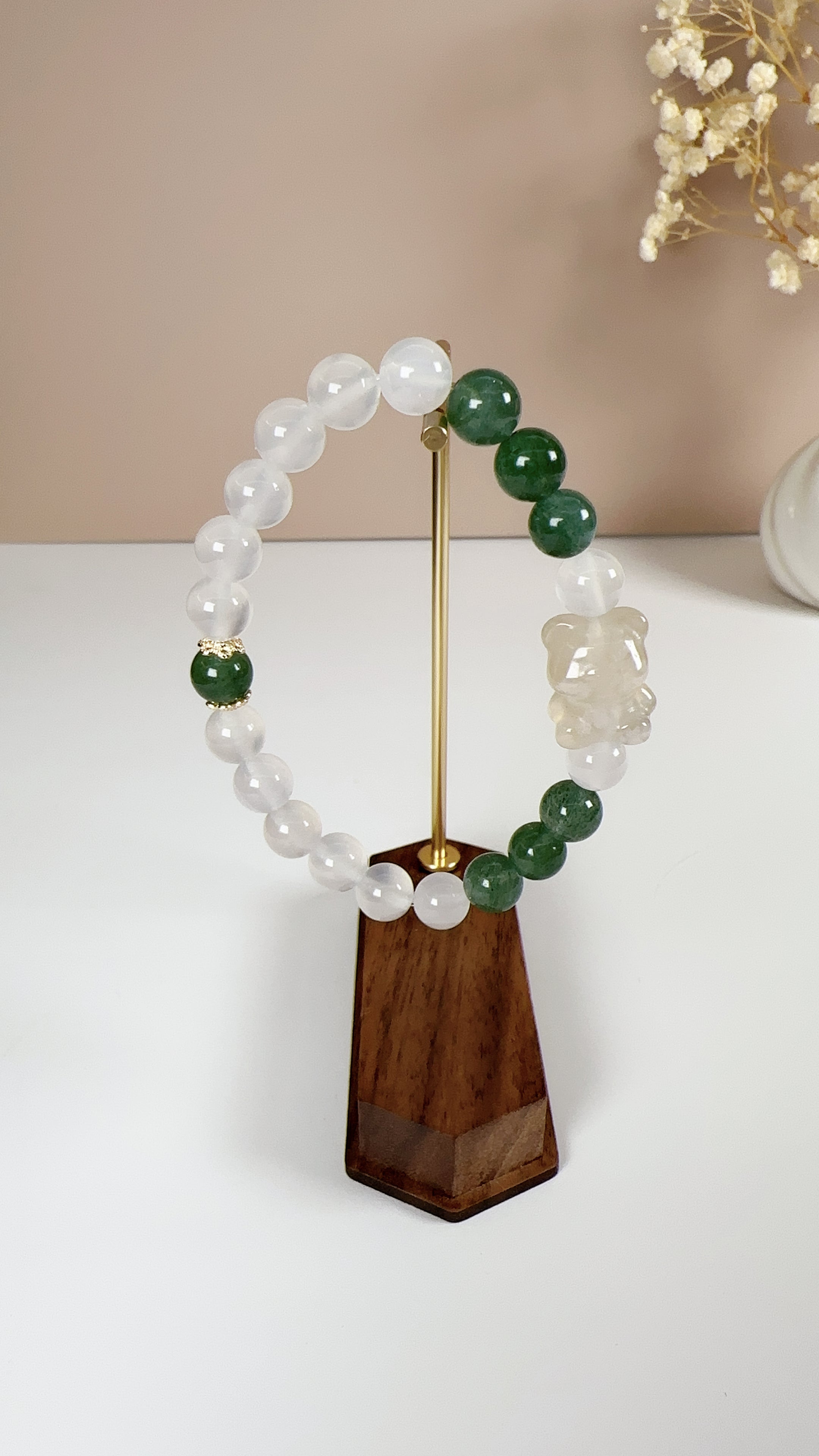 羋寶代表作品 - 熊熊圓嘟嘟 - 白瑪瑙系列